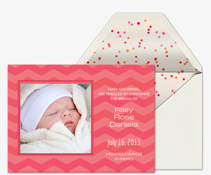 free email birth announcement