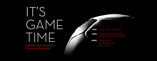 soccer invitations templates
