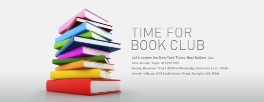 Book Club Invitation Wording 5